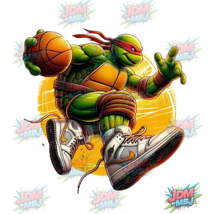 Pegatina termoadhesiva de las Tortugas Ninja Adolescentes Mutantes (25 cm)