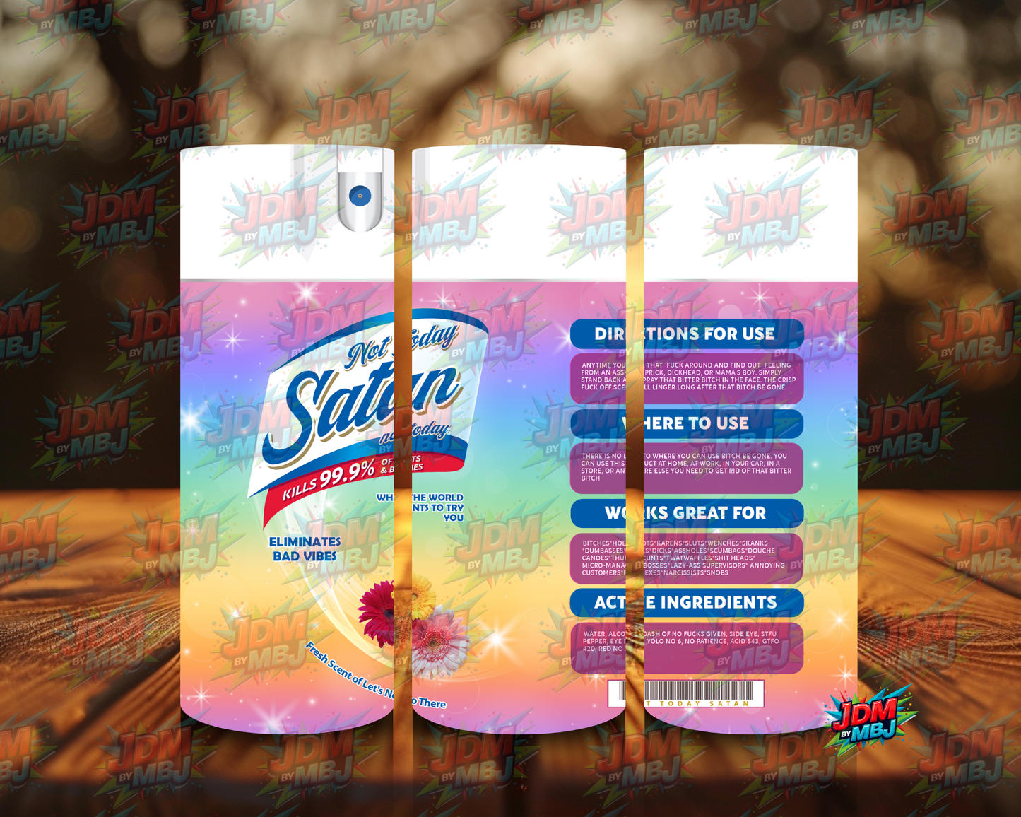 Inspired by Not Today Satan Sublimation Prints