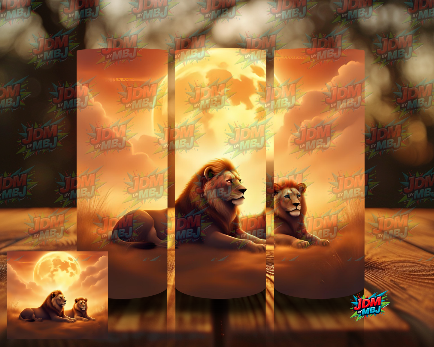 Inspired by Lions Sublimation Prints