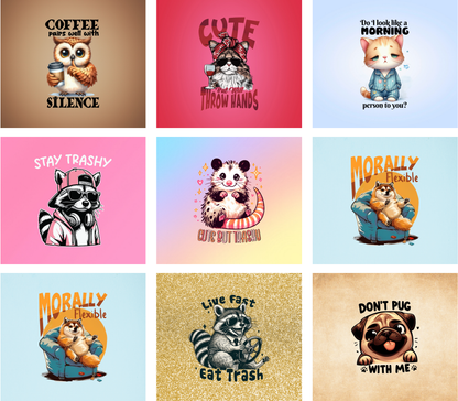 Inspirado en impresiones de sublimación de plantillas