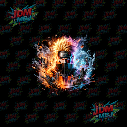 Iron On - Naruto 'Halftone' DTF