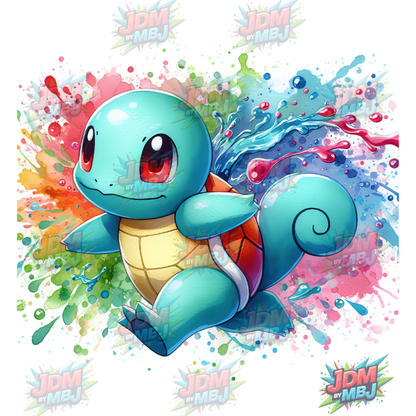 Pegatina termoadhesiva de Pokémon (2) DTF de 25 cm