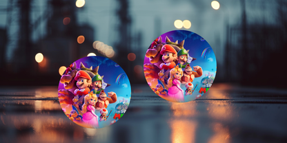 Impresiones de sublimación de posavasos de Super Mario (8 por página)