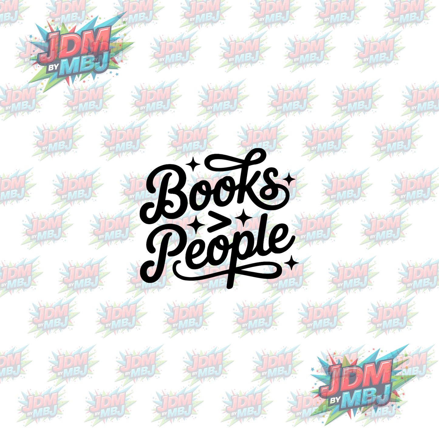 Iron On - Books People DTF 20cm