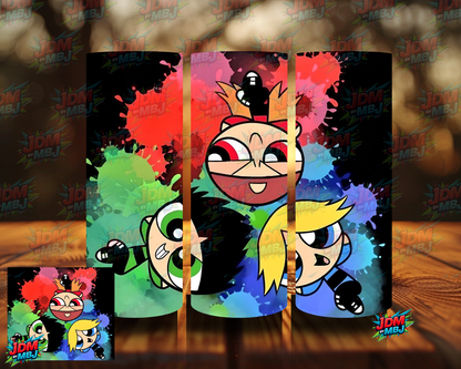 Inspired by Power Puff Girls Sublimation Prints