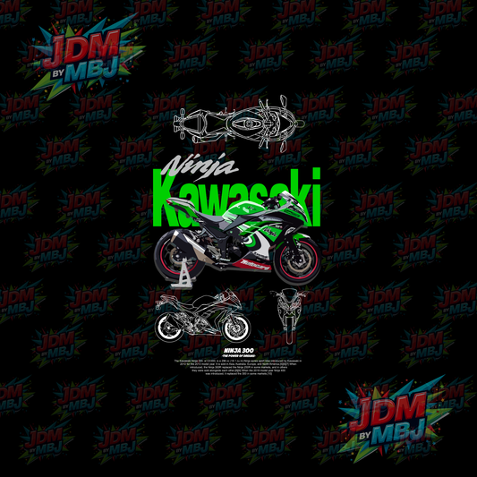 Iron On - Motorcycle  DTF