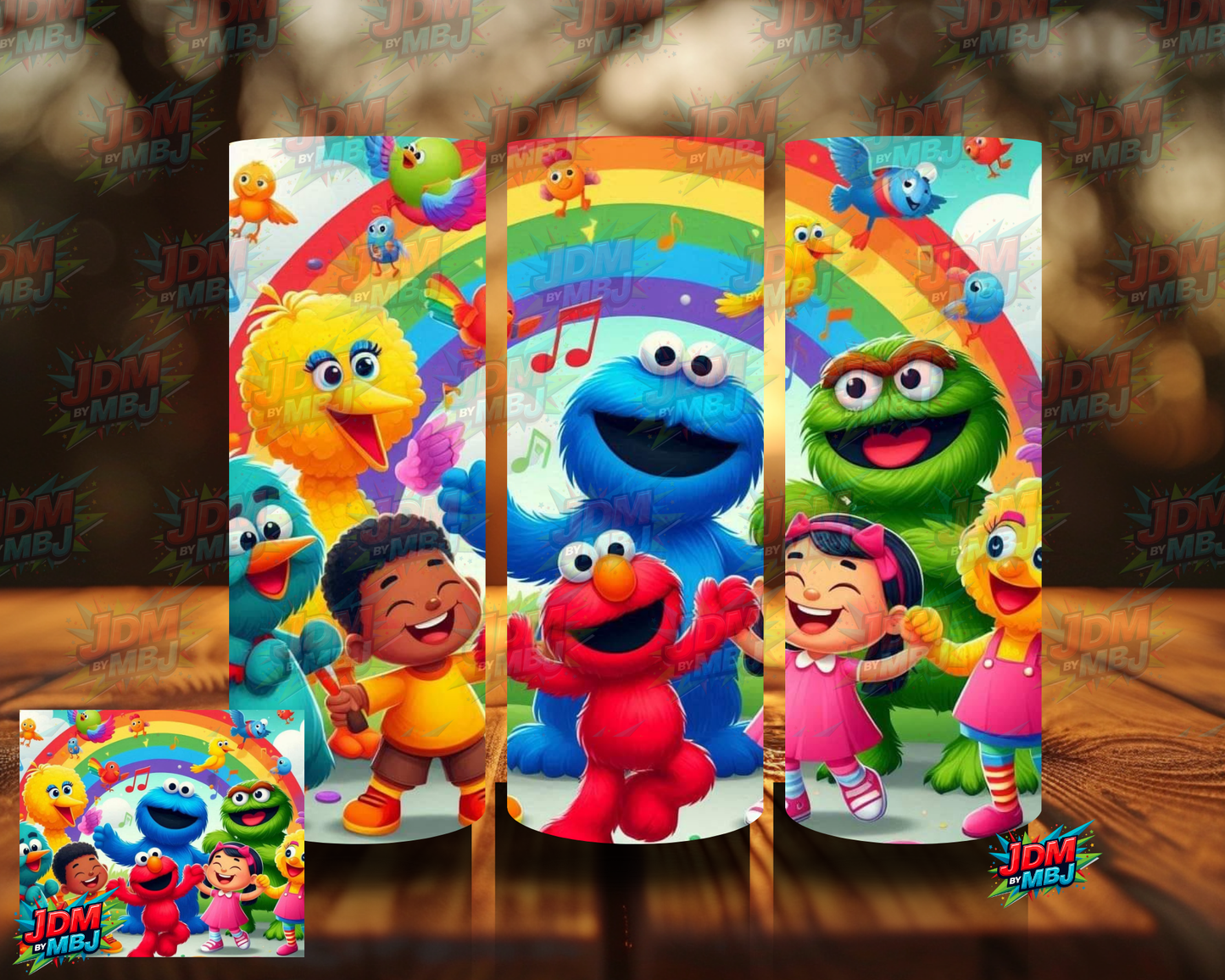 Inspired by Sesame Street Sublimation Prints