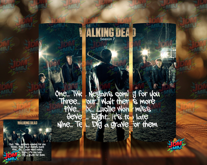 Inspired by Walking Dead Sublimation Prints