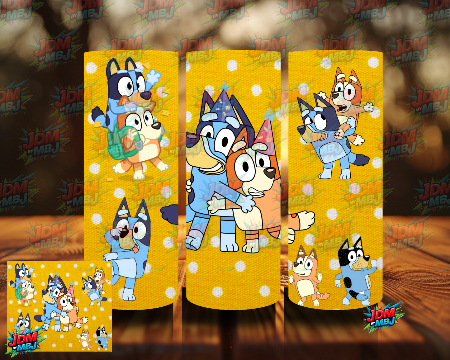 Inspired by Bluey Sublimation Prints