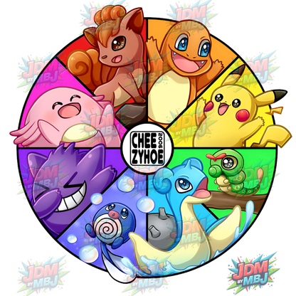 Planchado - Pokémon DTF 25cm