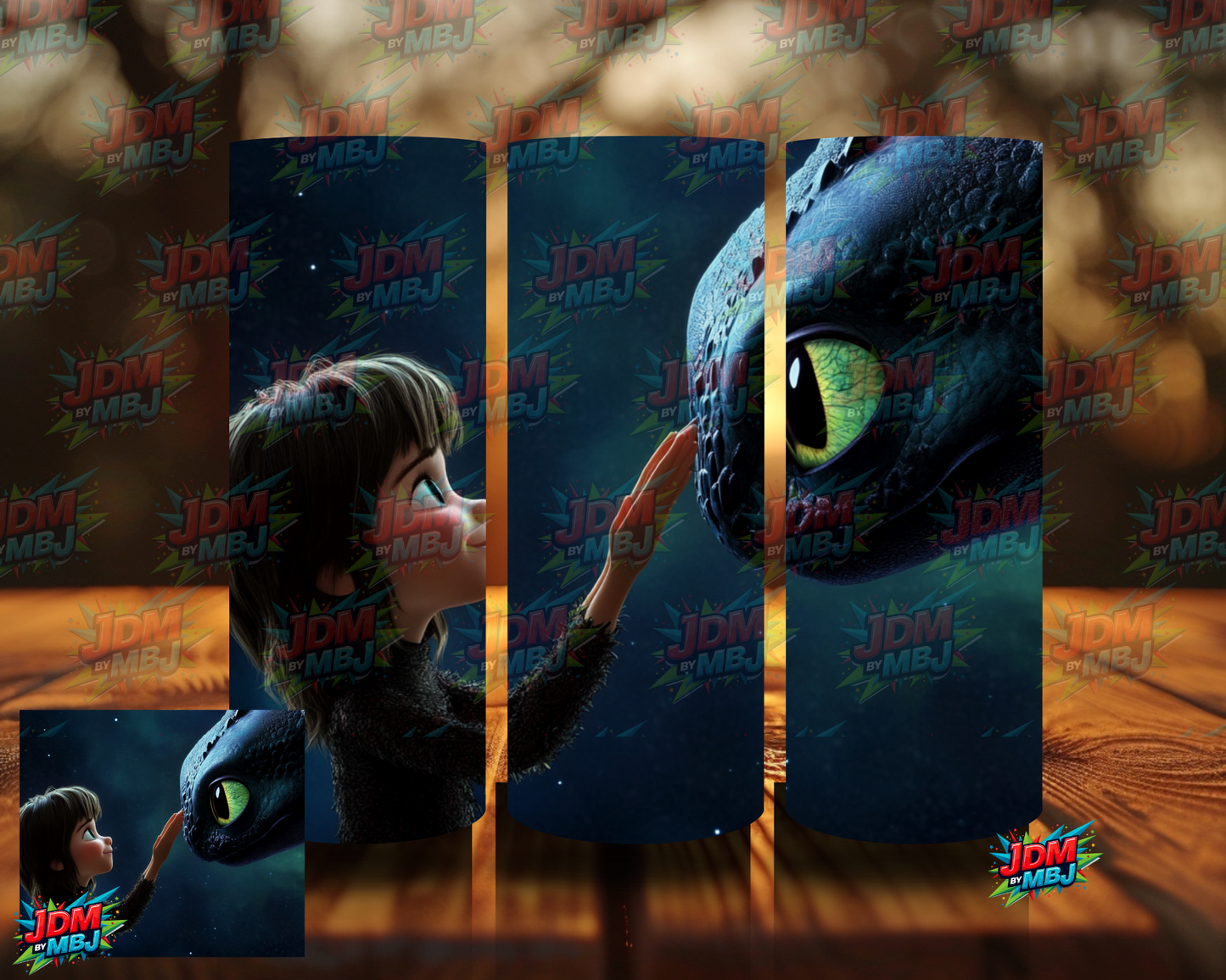 Inspired by Toothless Sublimation Prints