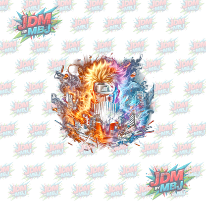 Iron On - Naruto 'Halftone' DTF