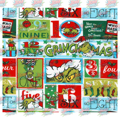 Inspired by Grinch Sublimation Prints