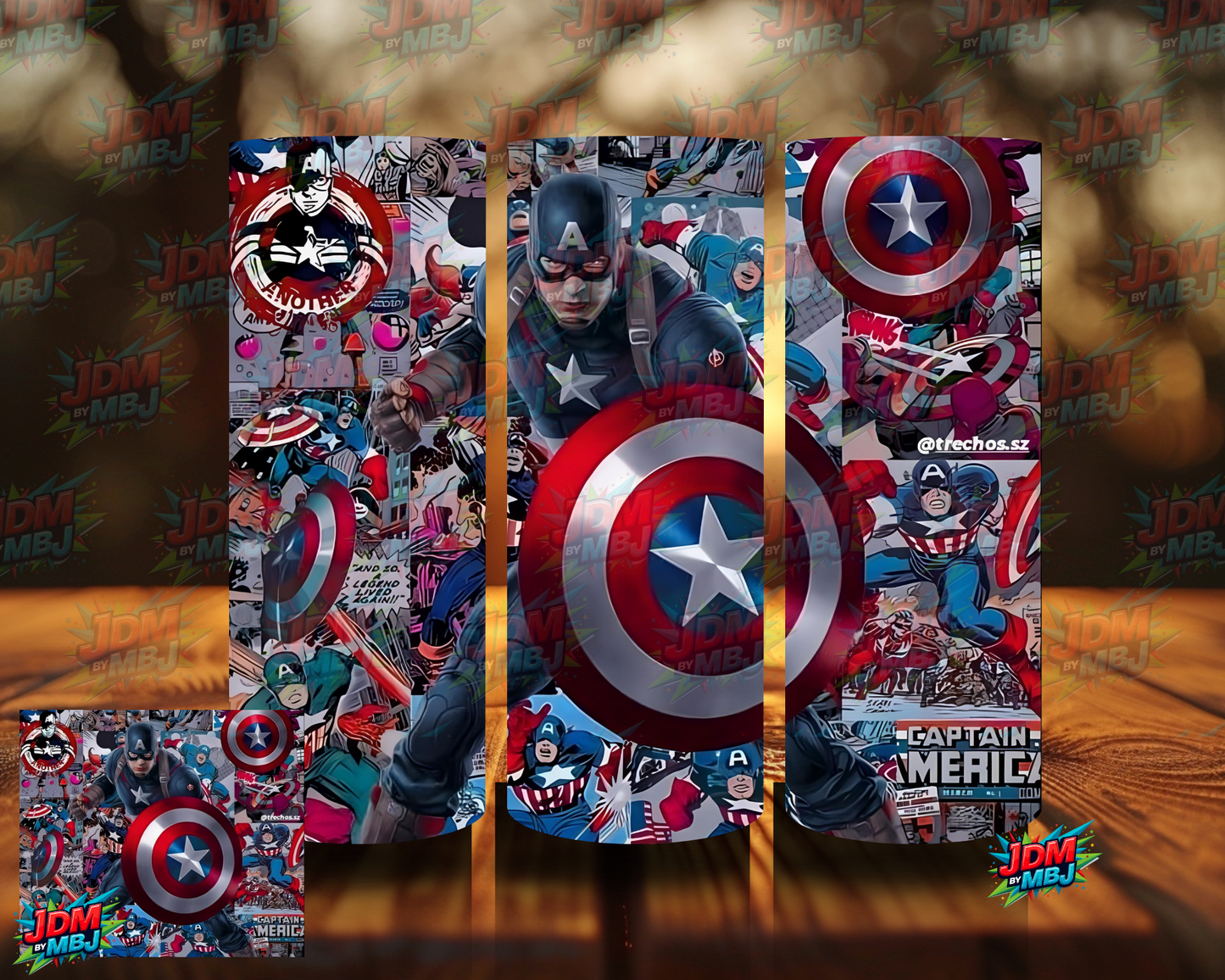 Inspired by Captain America Sublimation Prints