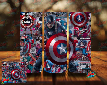 Inspired by Captain America Sublimation Prints