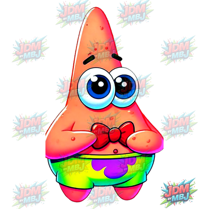 Bob Esponja Pantalones Cuadrados (DTF) - Planchado (25 cm)