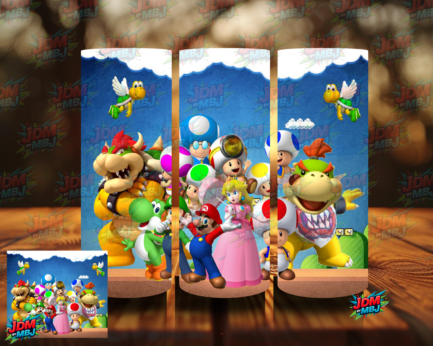 Inspired by Super Mario Sublimation Prints