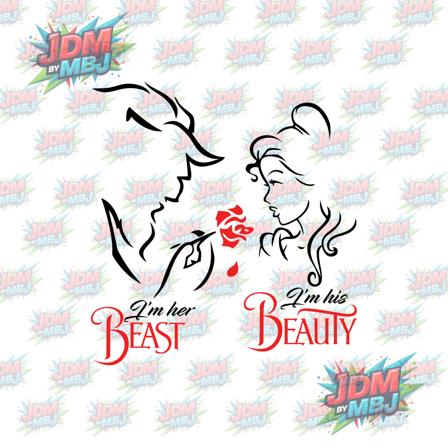 Iron On - Beauty & The Beast DTF