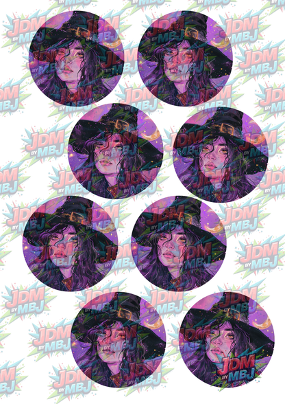 Impresiones de sublimación de posavasos para coche (8 por página)