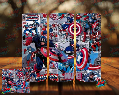 Inspired by Captain America Sublimation Prints