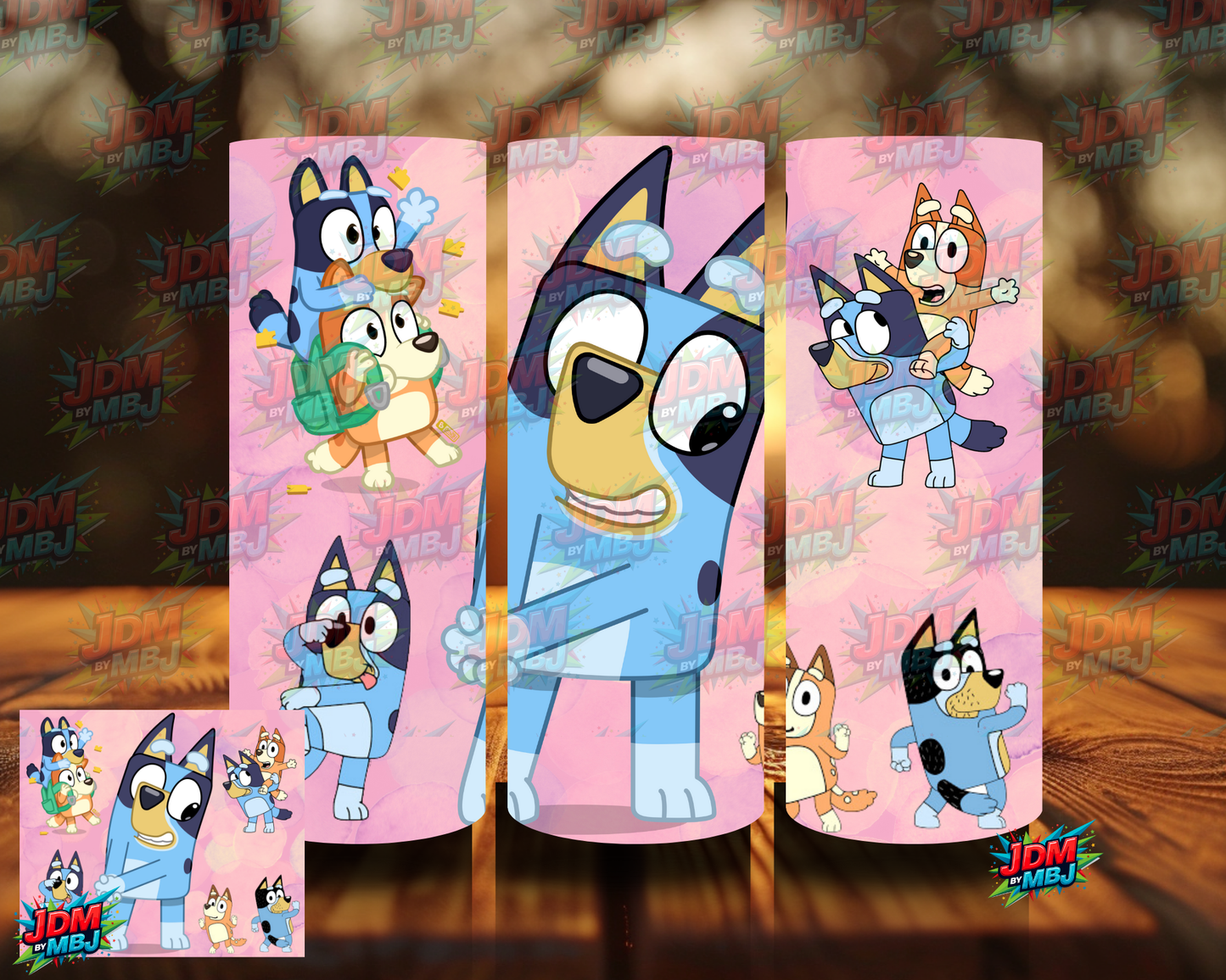 Inspired by Bluey Sublimation Prints