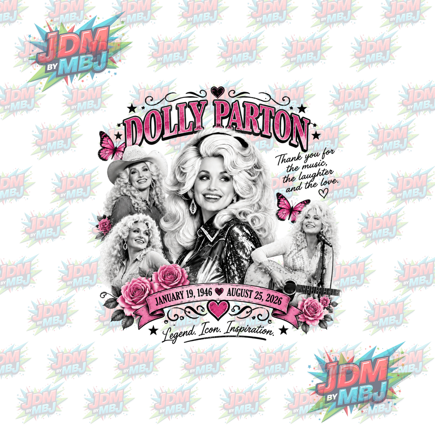 Iron On - Dolly Parton DTF