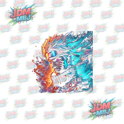 Iron On - Naruto 'Halftone' DTF