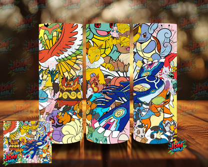 Inspired by Pokémon Sublimation Prints