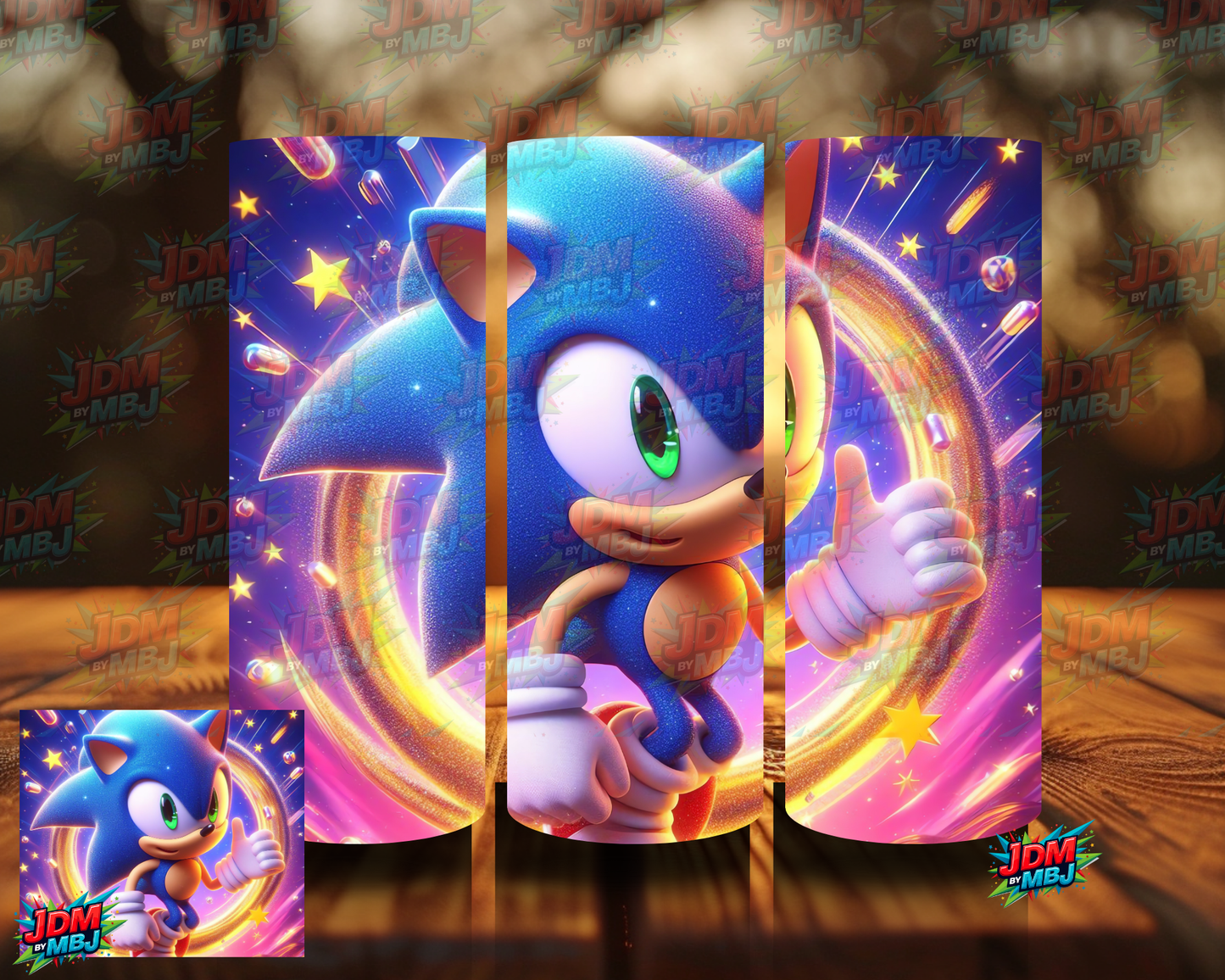 Inspired by Sonic The Hedgehog Sublimation Prints