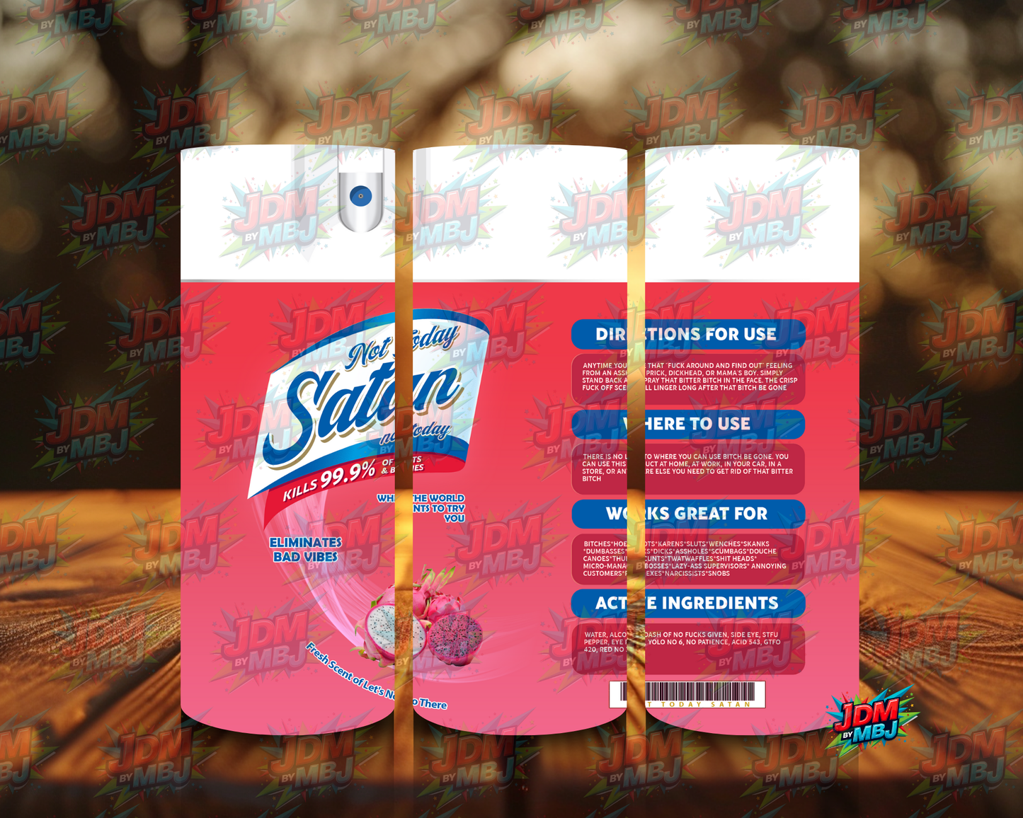 Inspired by Not Today Satan Sublimation Prints