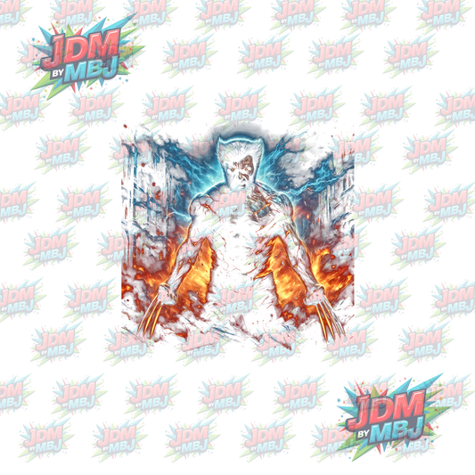 Iron On - Superhero Halftone DTF