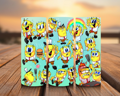 Inspired by Sponge Bob Square Pants Sublimation Prints