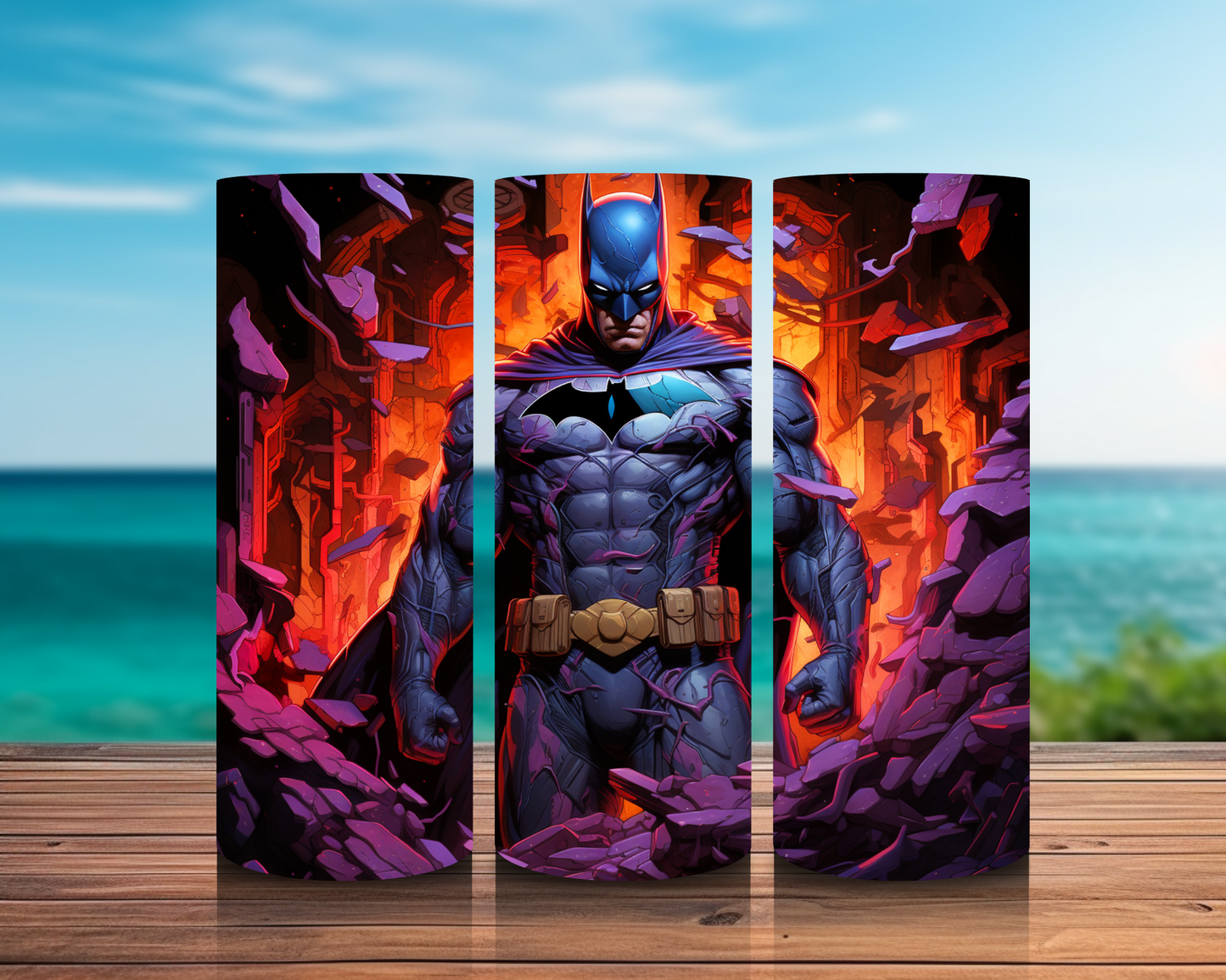 Inspirado en superhéroes 3D en impresiones de sublimación de pared