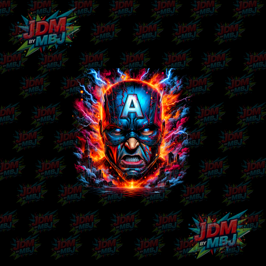Iron On - Superhero Halftone DTF