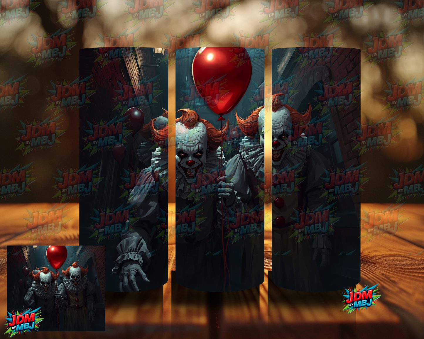 Inspired by HORROR Clowns 2.0 Sublimation Prints