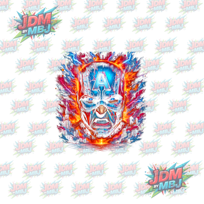 Iron On - Superhero Halftone DTF
