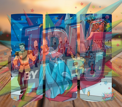 Inspirado en las impresiones de sublimación de Cenicienta