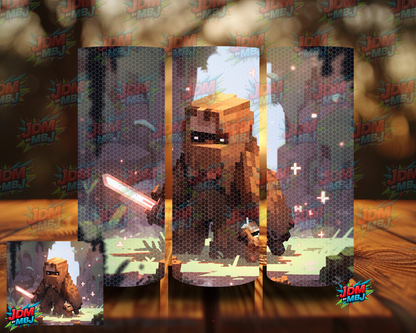 Rhinestone Minecraft 20oz Sublimation Prints