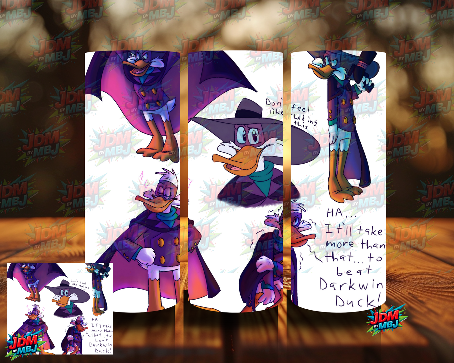 Inspired by Dark Wing Duck Sublimation Prints