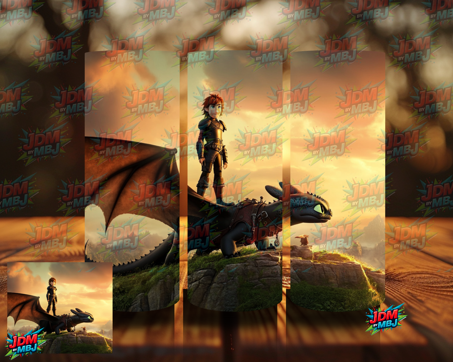 Inspired by Toothless Sublimation Prints