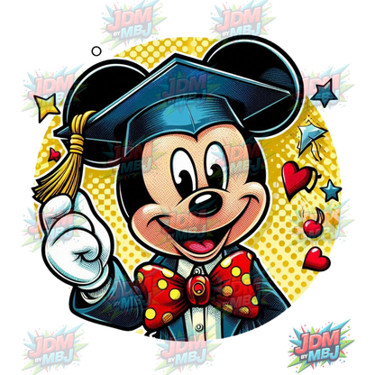 Parche termoadhesivo - Mickey Mouse DTF 25 cm