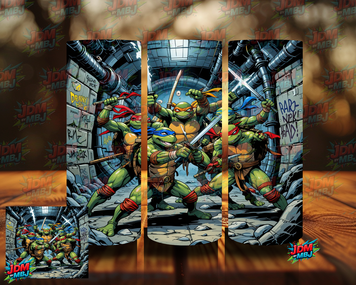 Inspired by Teenage Ninja Turtle Sublimation Prints