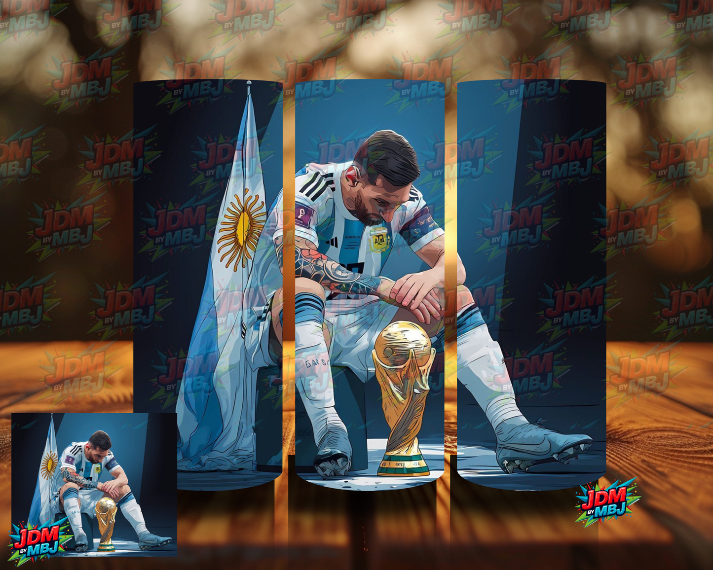 Inspired by Messi Soccer Player Sublimation Prints
