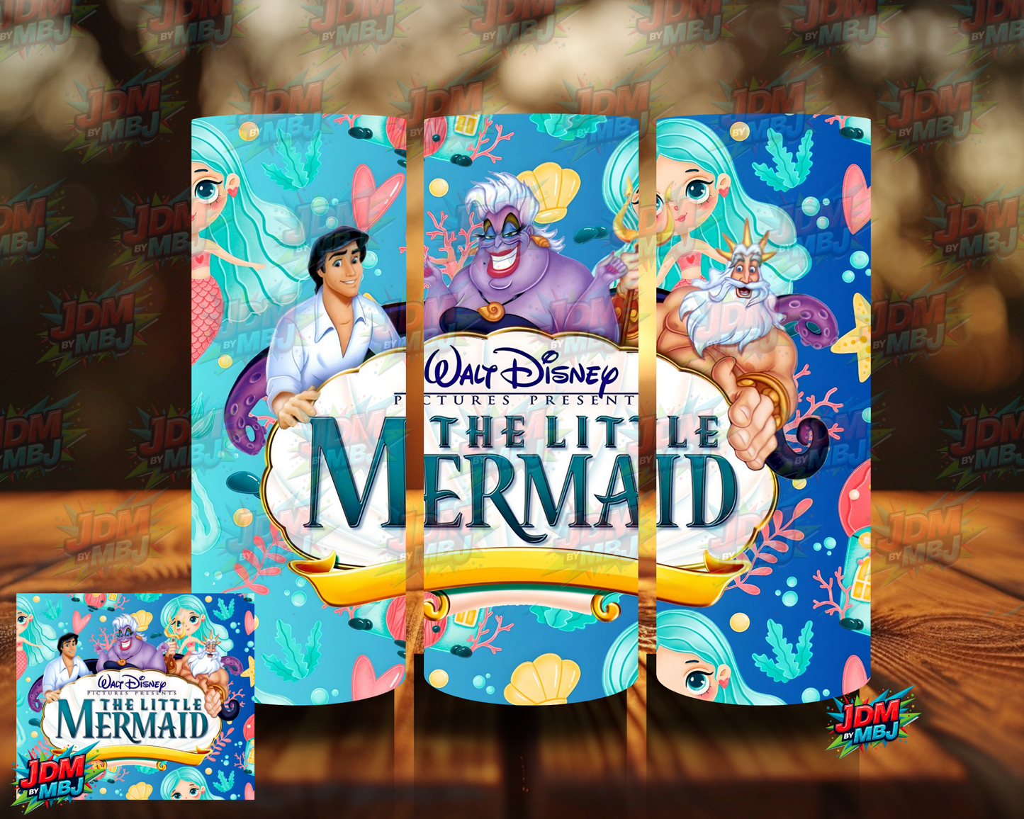 Inspired by The Little Mermaid Sublimation Prints