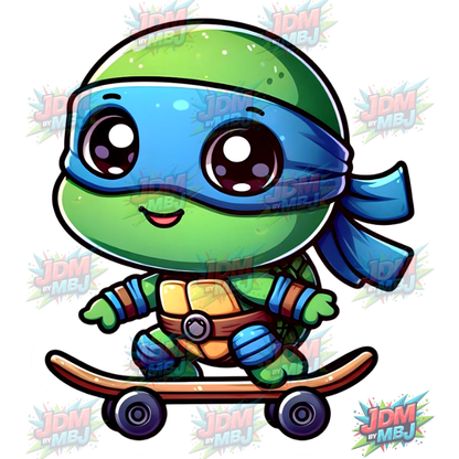 Pegatina termoadhesiva de las Tortugas Ninja Adolescentes Mutantes (25 cm)