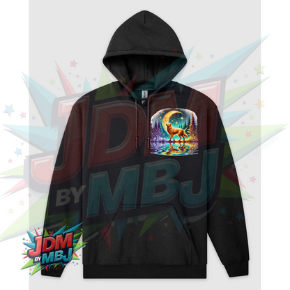 Lobos Místicos DTF Impreso en Sudaderas Gildan