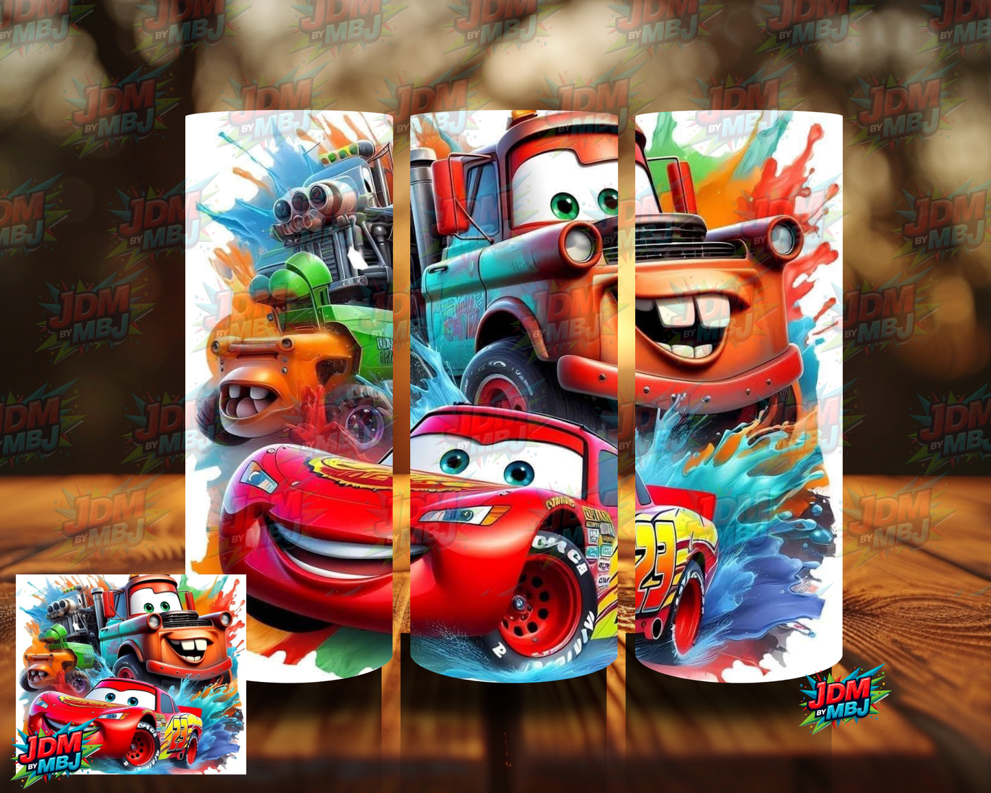 Inspired by Cars Sublimation Prints
