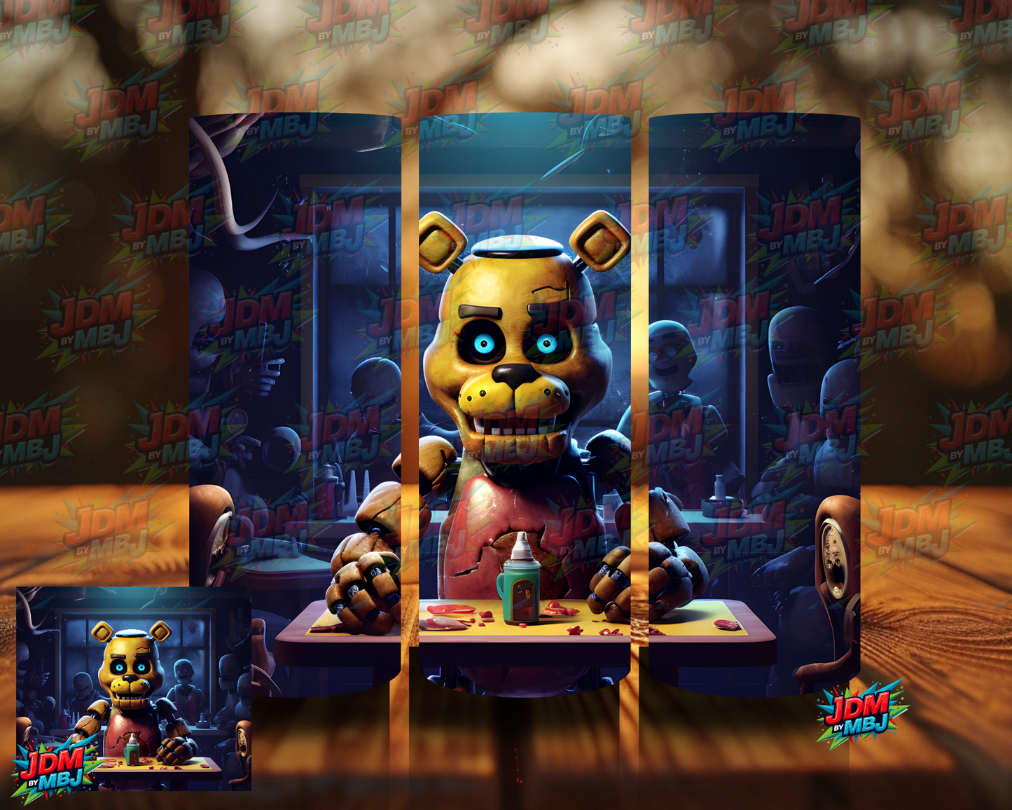 Inspired by Five Nights of Freddy Sublimation Prints