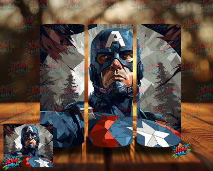 Inspired by Captain America Sublimation Prints