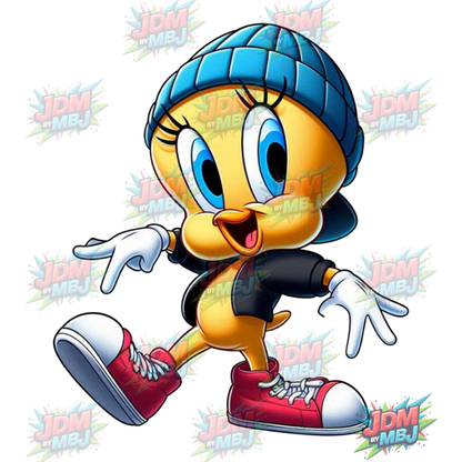 Pegatina termoadhesiva de Looney Tunes (25 cm)